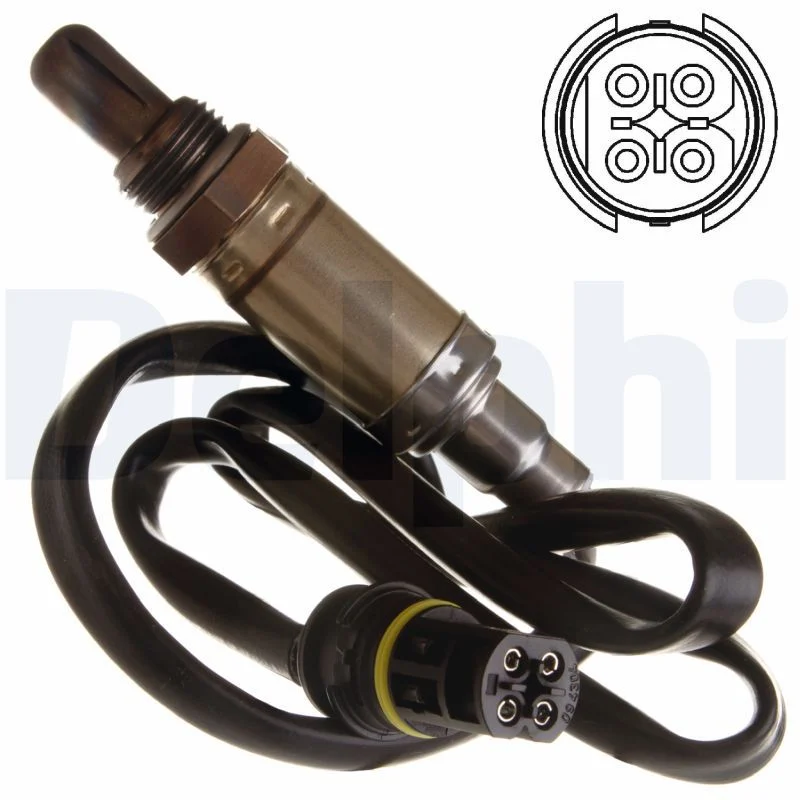 BMW E36 E46 Lambda Sensörü Sol Ön Sağ DELPHI ES10581-12B1