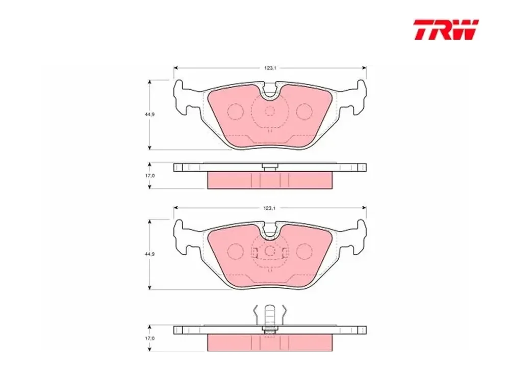 BMW E36 Fren Balatası TRW GDB1343