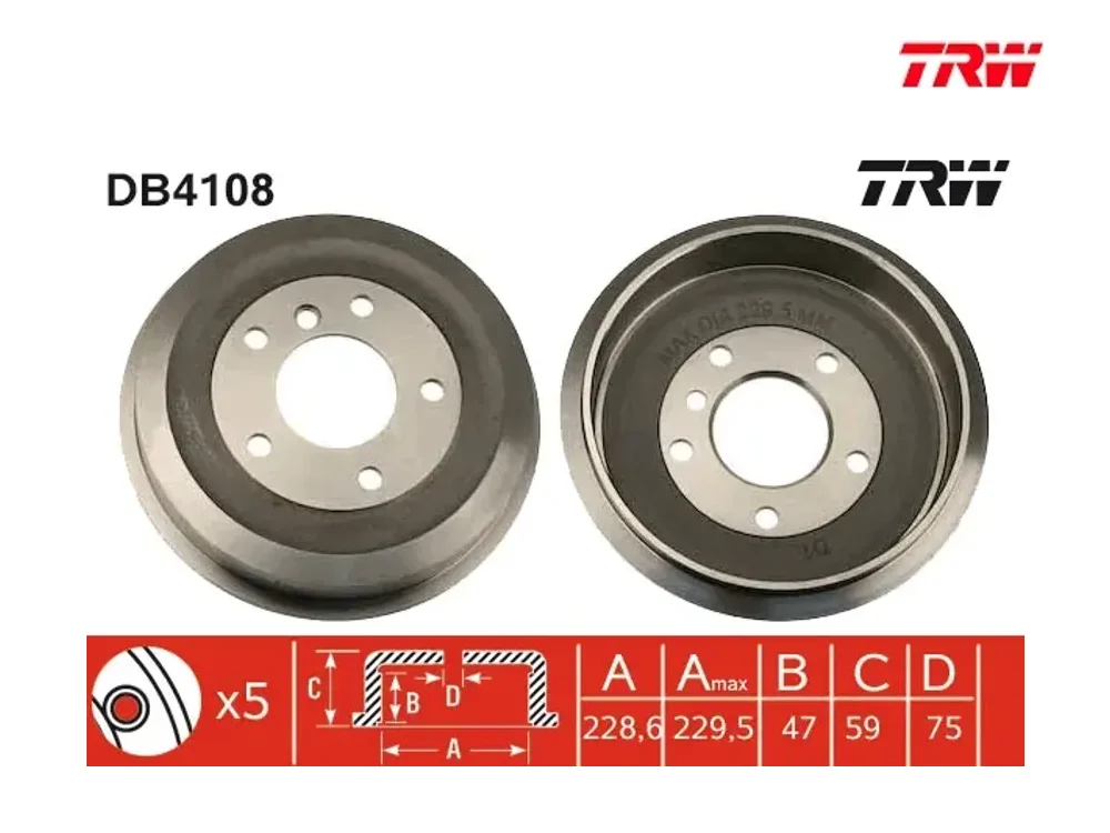 BMW E36 Fren Kampanası TRW DB4108