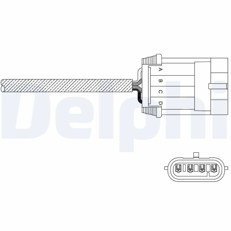 BMW E36 Lambda Sensörü DELPHI ES11061-12B1