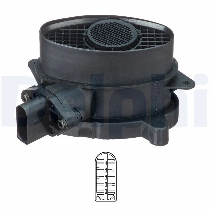 BMW E38 E39 E46 E53 Hava Akış Sensörü Debimetre DELPHI AF10728-12B1