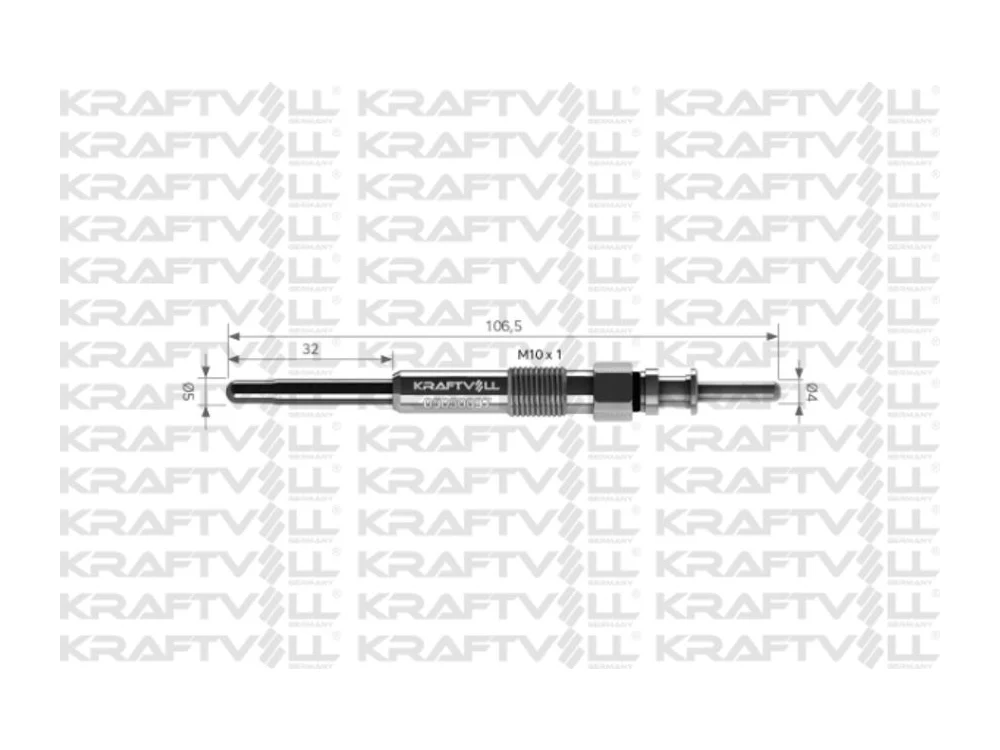 BMW E38 E39 E46 Kızdırma Bujisi M47 M57 KRAFTVOLL 05030097