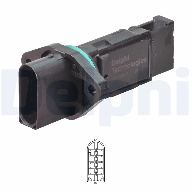 BMW E38 E39 E53 Hava Akış Sensörü Debimetre DELPHI AF10387-12B1