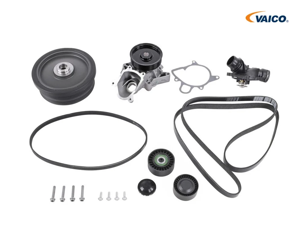 BMW E46 E60 E61 E63 E83 Devirdaim + Kayış Seti VAICO V20-50105-BEK