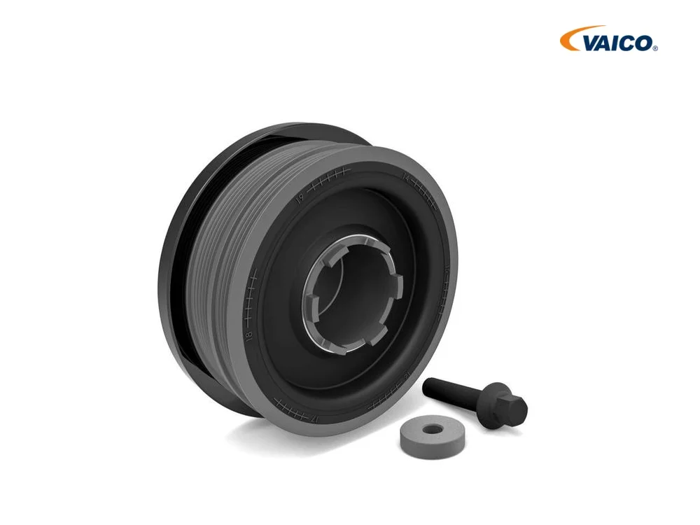 BMW E46 E60 E61 E81 E83 E87 Krank Kasnağı Seti VAICO V20-9516