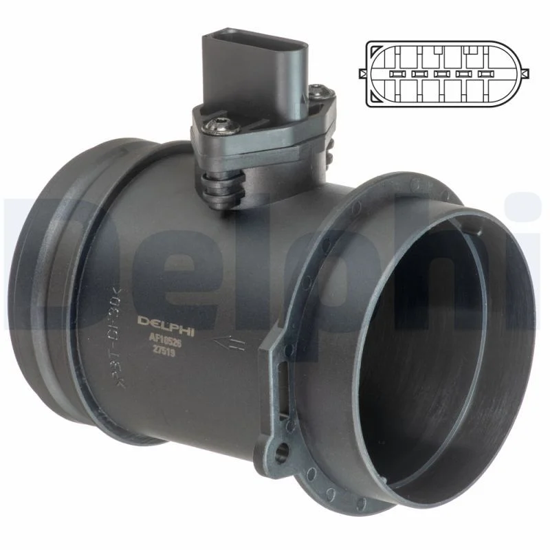 BMW E53 E60 E61 E63 E64 E65 Hava Akış Sensörü Debimetre DELPHI AF10526-12B1