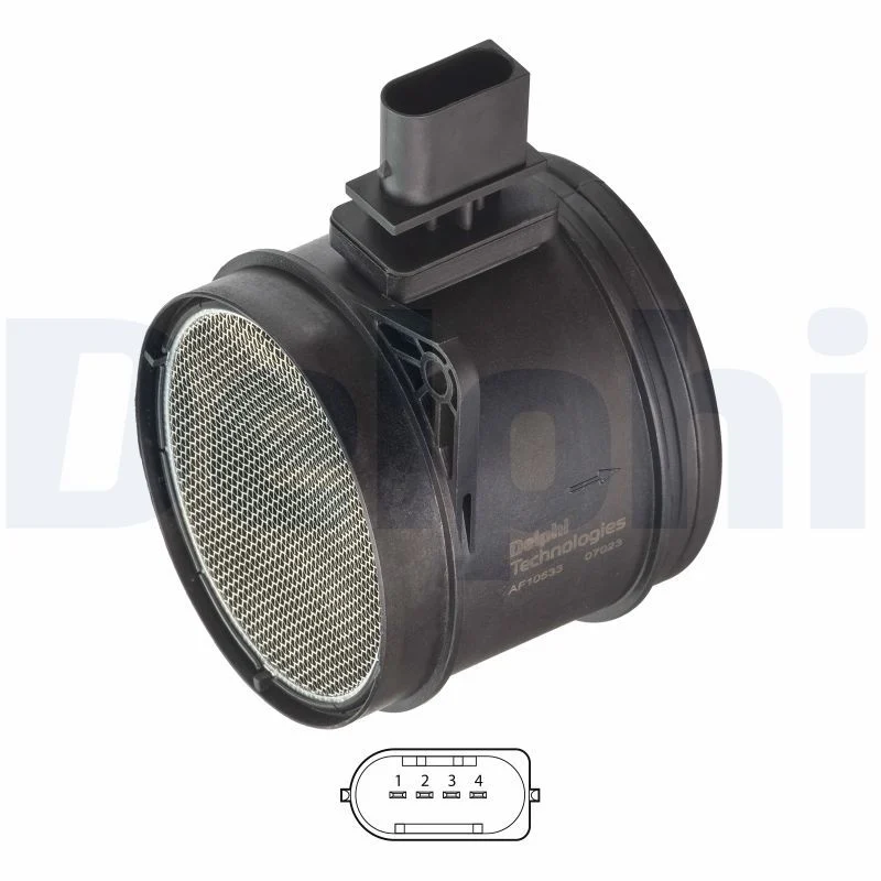 BMW E60 E61 E63 E64 E70 E71 Hava Akış Sensörü Debimetre DELPHI AF10533-12B1