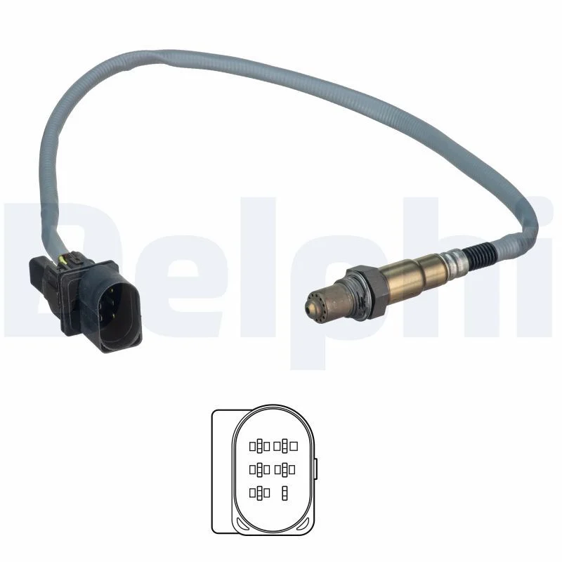 BMW E65 E66 E67 E87 E90 E91 Lambda Sensörü Sağ Ön Sol DELPHI ES20549-12B1
