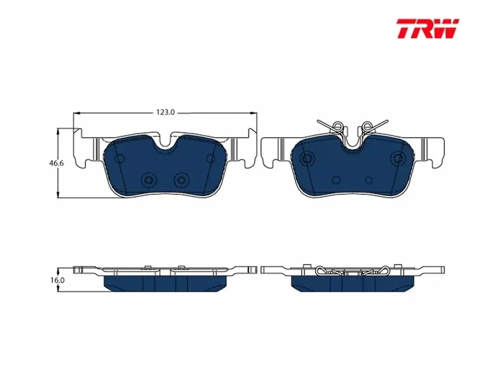 BMW F45 F60 Fren Balatası TRW GDB2063BTE
