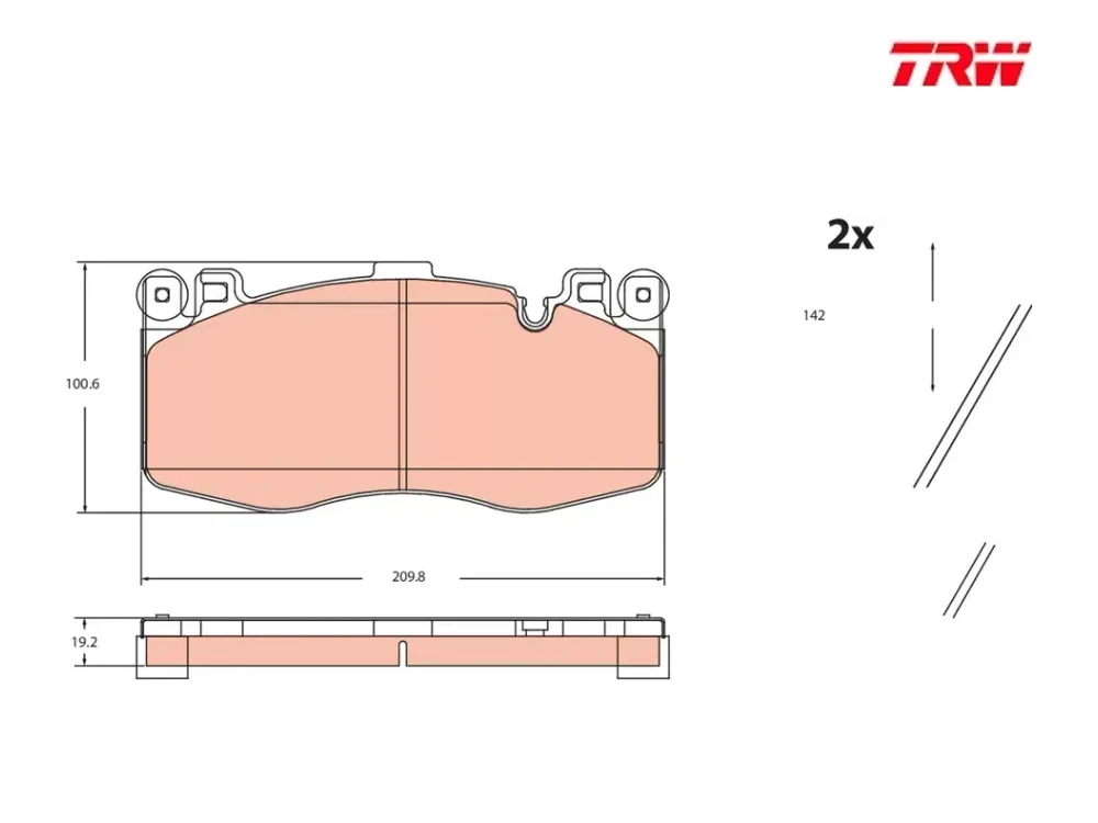 BMW Fren Balatası TRW GDB2211
