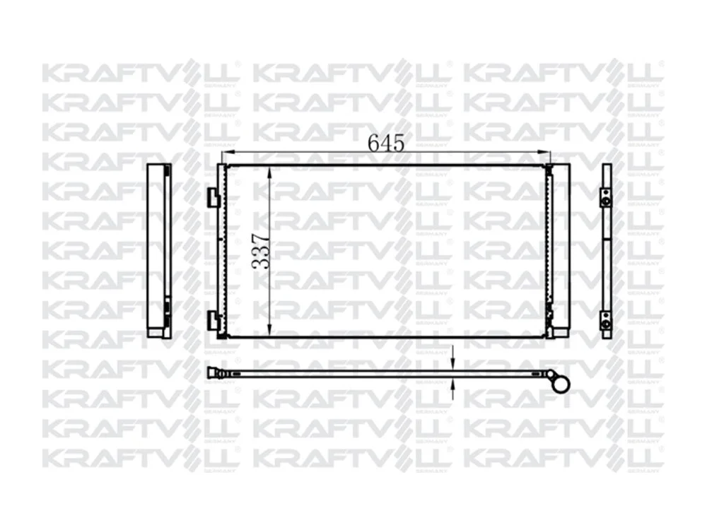 BMW R55 R57 Klima Radyatörü N16 N12 KRAFTVOLL 08060157