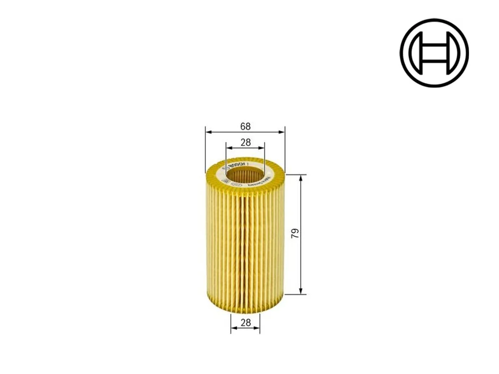 Bmw Yağ Filtresi-BOSCH E38 M51 11422247392 BOSCH 1457429118