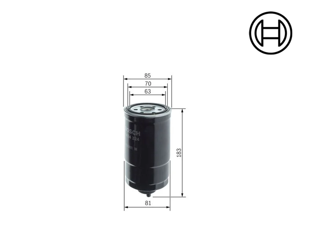 Bmw Yakıt Filtresi BOSCH B47F-B57-B48D-B58D-B58C-N63B X5GO5/X6G06/X7G07 13327786647 BOSCH 1457434324