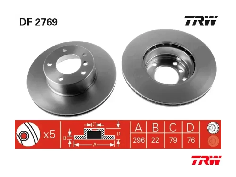 Fren Diski Ön TRW DF2769