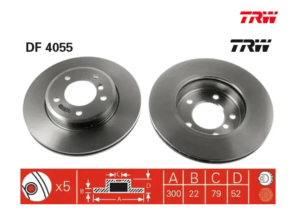 Fren Diski Ön TRW DF4055