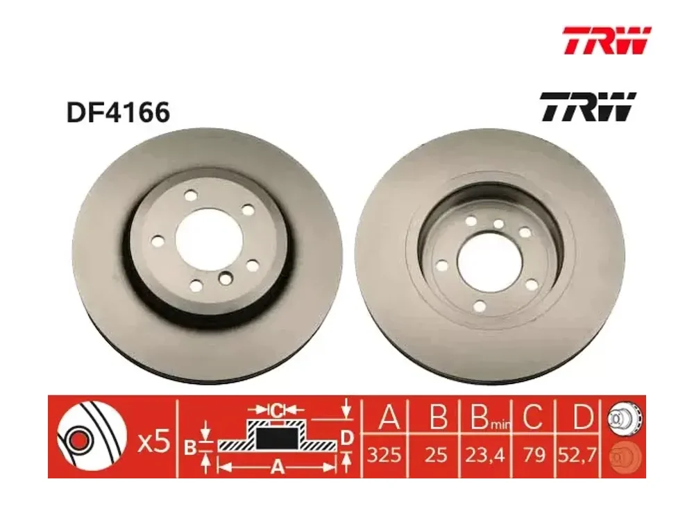 Fren Diski Ön TRW DF4166