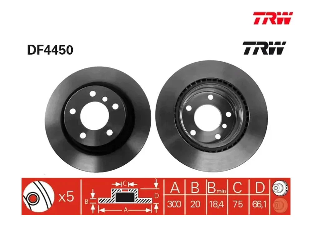 Fren Diski Ön TRW DF4450