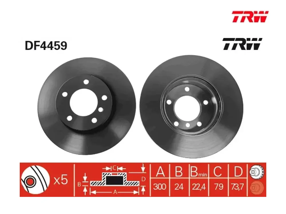 Fren Diski Ön TRW DF4459