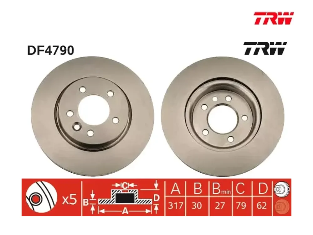 Fren Diski Ön TRW DF4790