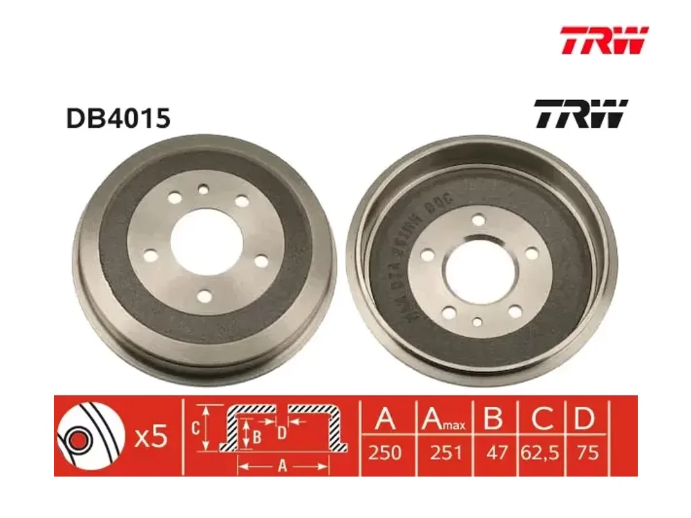 Kampana Arka TRW DB4015
