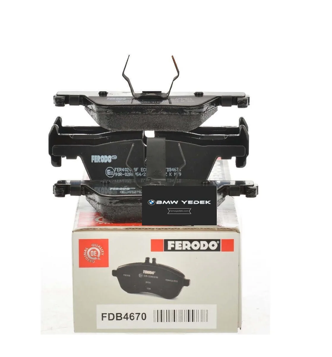 Bmw Arka Balata E81 E87 E88 E82 E90+LCI E91 E92 E93 F30 F35 X1 34216873093 FERODO FDB4670