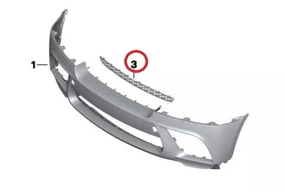 BMW Izgara Tampon Orta Ön Üst 51112159276