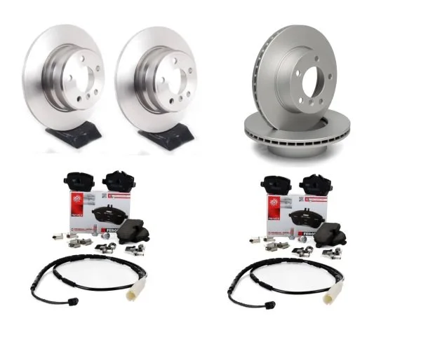 BMW Ön Ve Arka Fren Disk Balata Seti Komple [E87] 34216777240