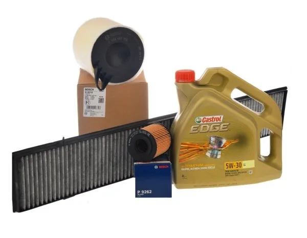 BMW Periyodik Bakım Filtre Seti Castrol 5W30 Yağ [E90] 1987432424 | BOSCH