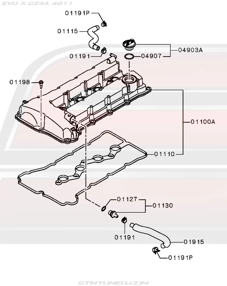 BMW F10 F15 F20 F25 F30 F36 - N20 Külbütör Kapağı 11127588412 | WASLLS