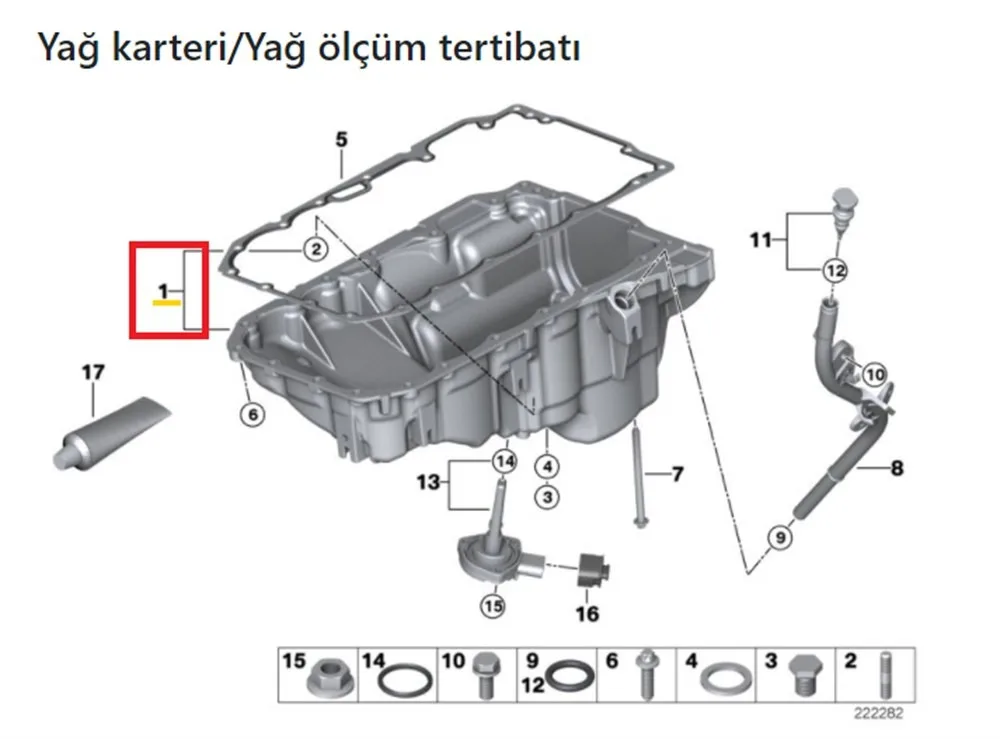 BMW N20 N26 Yağ Karteri 11137618512 | DEGRA