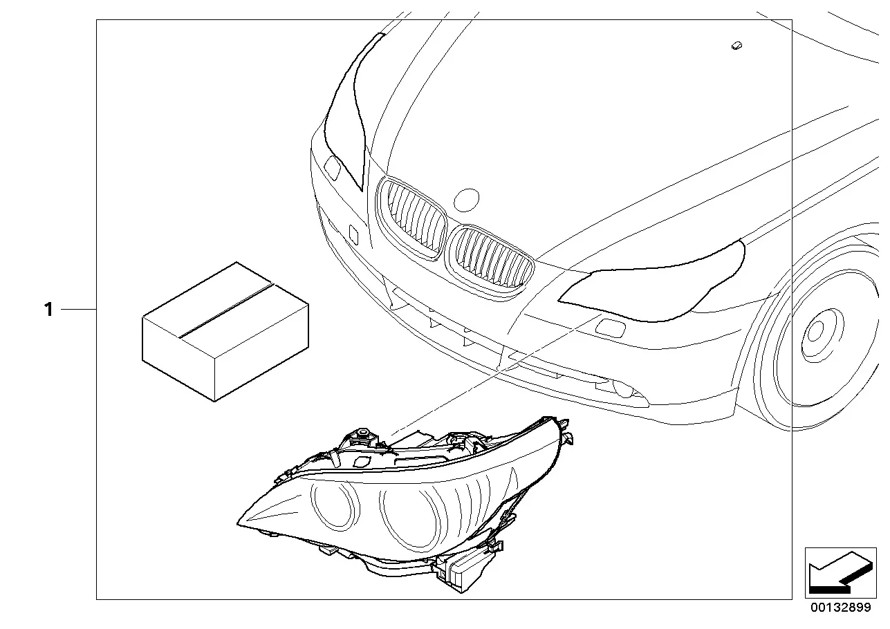 63121386753 Komple Far E30 M40 Sol 88-91