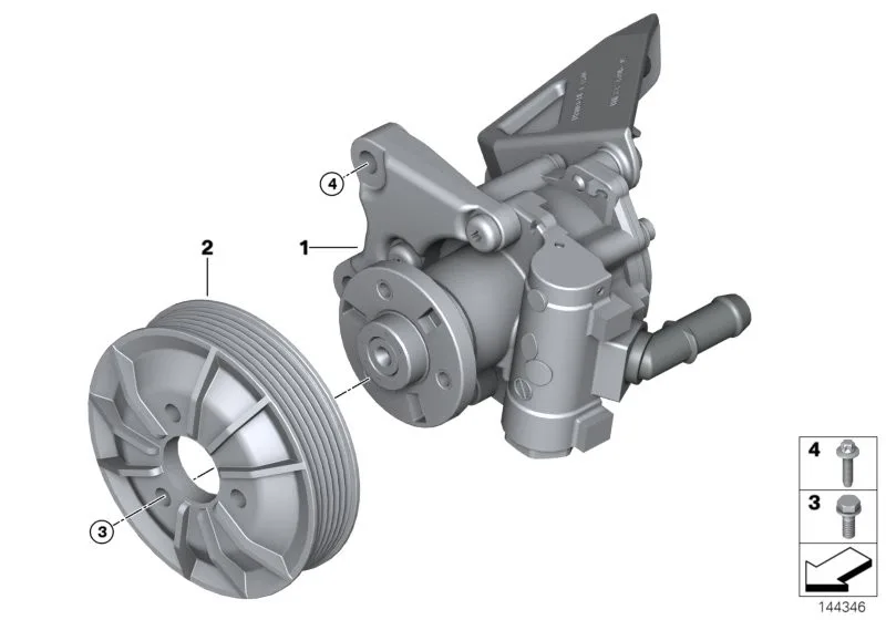 Bmw Direksiyon Pompası E36 M40 BA32411141417 | WENDER