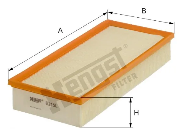 Hava Filtresi M50 [E34] HNG_E215L HENGST