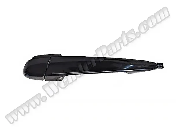Kapı Kolu E46 Ön/Arka Dış Sağ Deliksiz (Düz) Siyah 1998-00 51218241378 51218241398 | WENDER