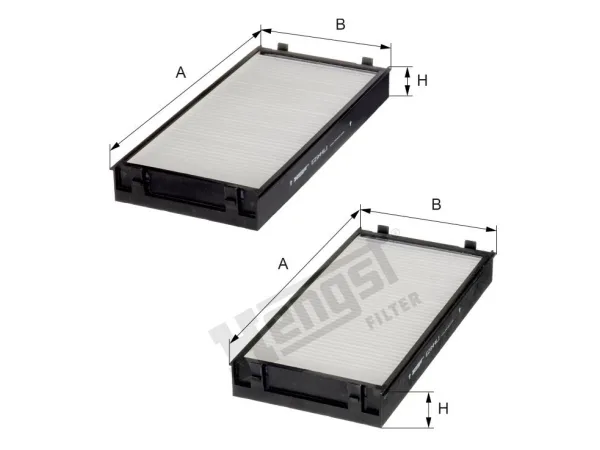Klima Filtresi E70 E71 (Set) HNG_E2944LI2 HENGST