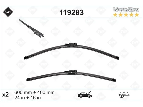 Silecek E92-LCI E93-LCI Ön (Set) 60/40cm SWF_119283 SWF