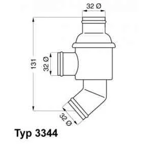 Termostat WHL 3344-80