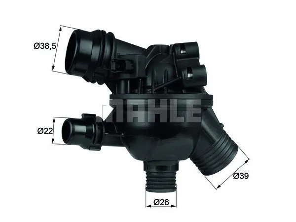 Termostat N43 [E60 E87 E90] 102C MHE_TM19102 MAHLE