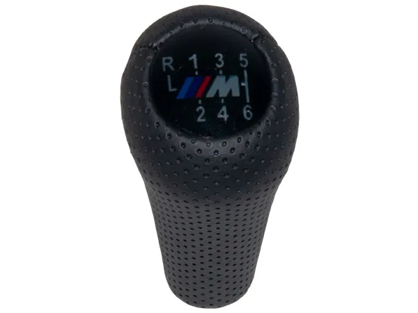 Vites Topuzu BMW -6 İleri- Man.Şanz; (Siyah; Noktalı; Suni Deri) Işıklı -///M- 25112282450 | WENDER