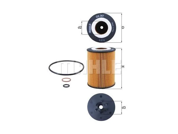 Yağ Filtresi N62 [E60 E65 E53] KHT_OX367D KNECHT