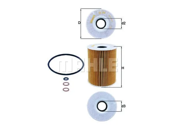 Yağ Filtresi S85 [E60] -M5- KHT_OX254D2 KNECHT