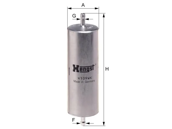 Yakıt Filtresi M20 M40 M42 M43 M60 M70 [E30 E34 E36] HNG_H109WK HENGST