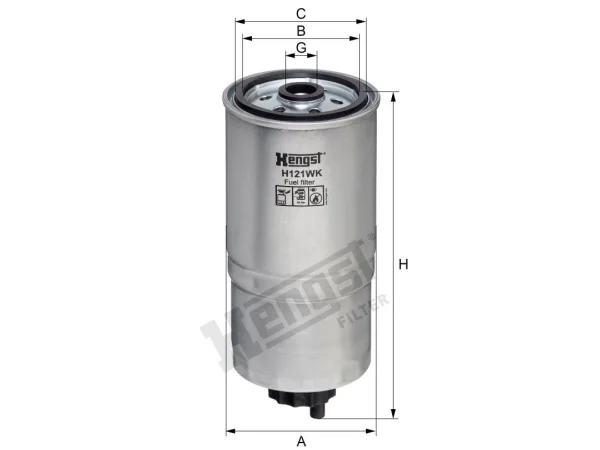 Yakıt Filtresi M21 [E30] HNG_H121WK HENGST