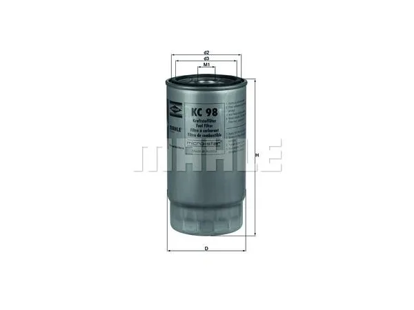 Yakıt Filtresi M41 M51 [E34E38] KHT_KC98 KNECHT