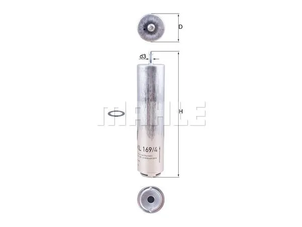 Yakıt Filtresi M47 M57 N47 N57 [E60E90 E83 E70 E71 F10] KHT_KL1694D KNECHT