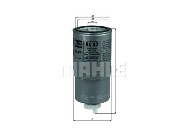 Yakıt Filtresi M51 [E34] KHT_KC47 KNECHT