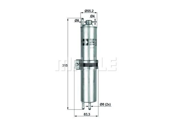 Yakıt Filtresi M54 N62 [E65] KHT_KLH12 KNECHT