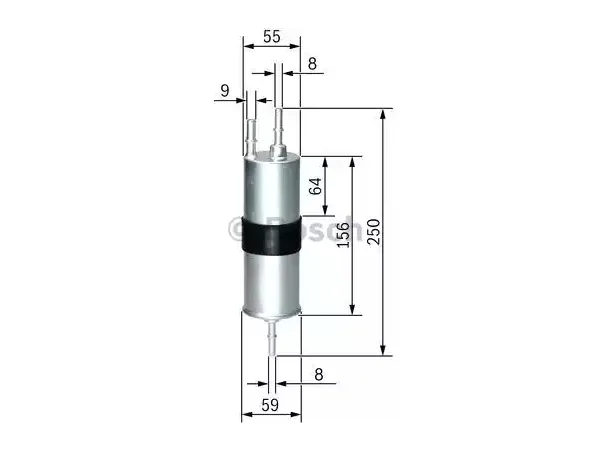 Yakıt Filtresi N43 N45 N46/N N52N55 N63 N13 N20 [E60 E87 E90 F20F01] BSH_F026403754 BOSCH