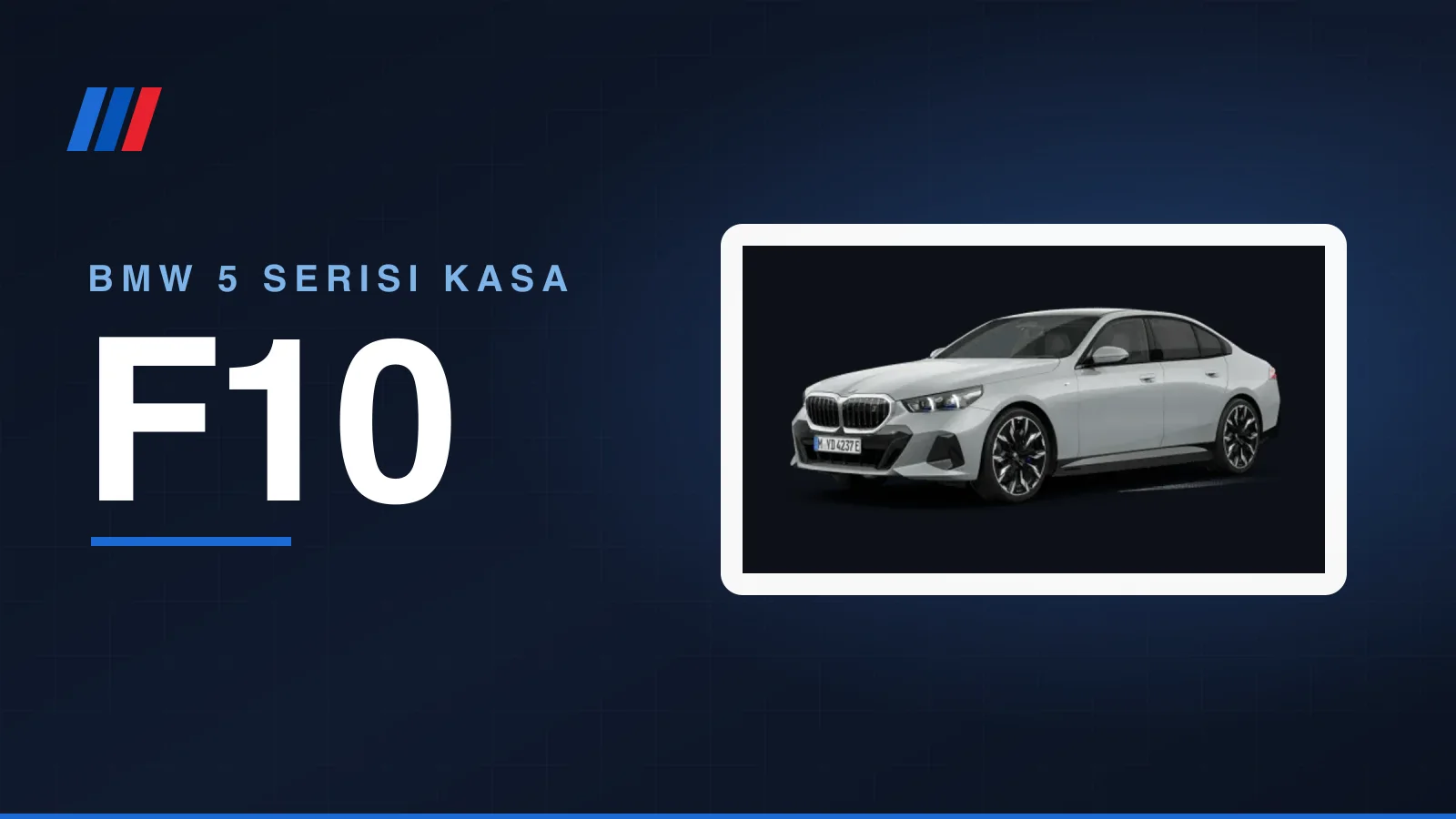 BMW F10 5 Serisi kasa görseli