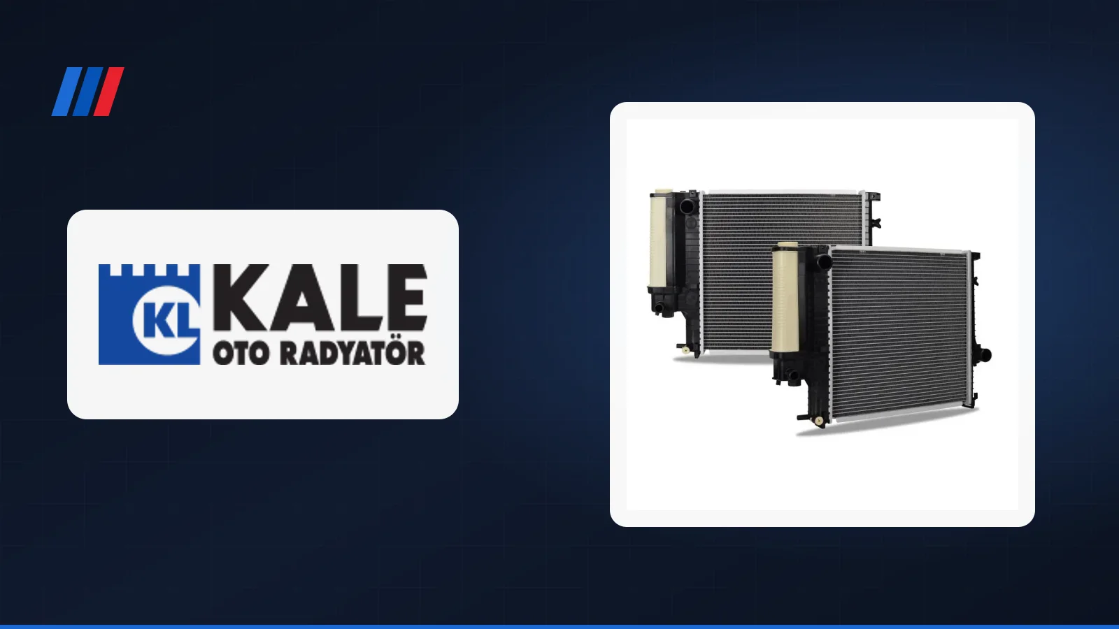 KALE yedek parça kapak görseli, BMW kalorifer radyatörü